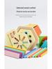 Montessori Wooden Color and Shape Sorting Cup Set for Early Learning and Grip Development 
