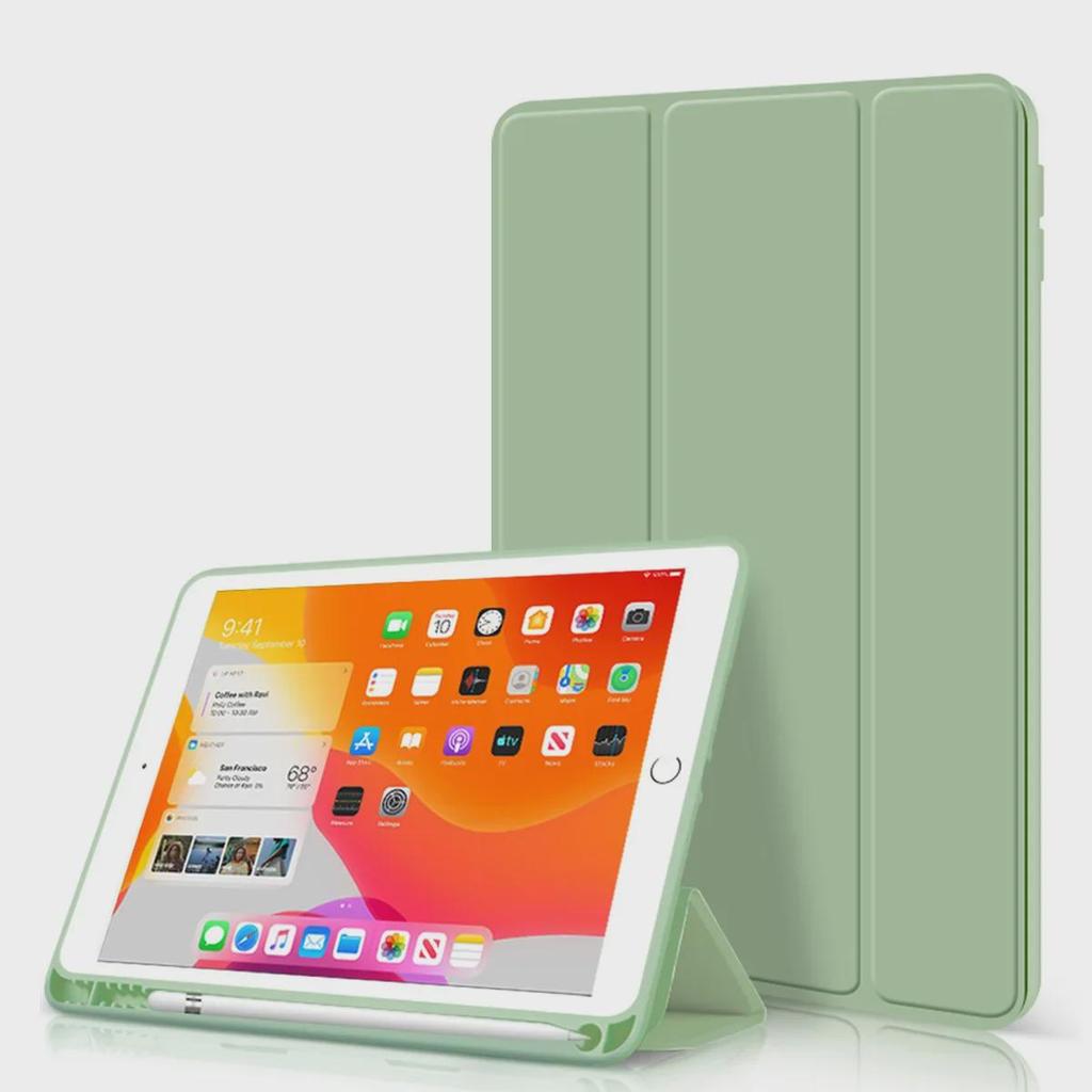 iPad Protective Case with Pen Slot - Compatible with 10.9''/11''/12.9'' iPad and Air 4/5 - Leather Cover