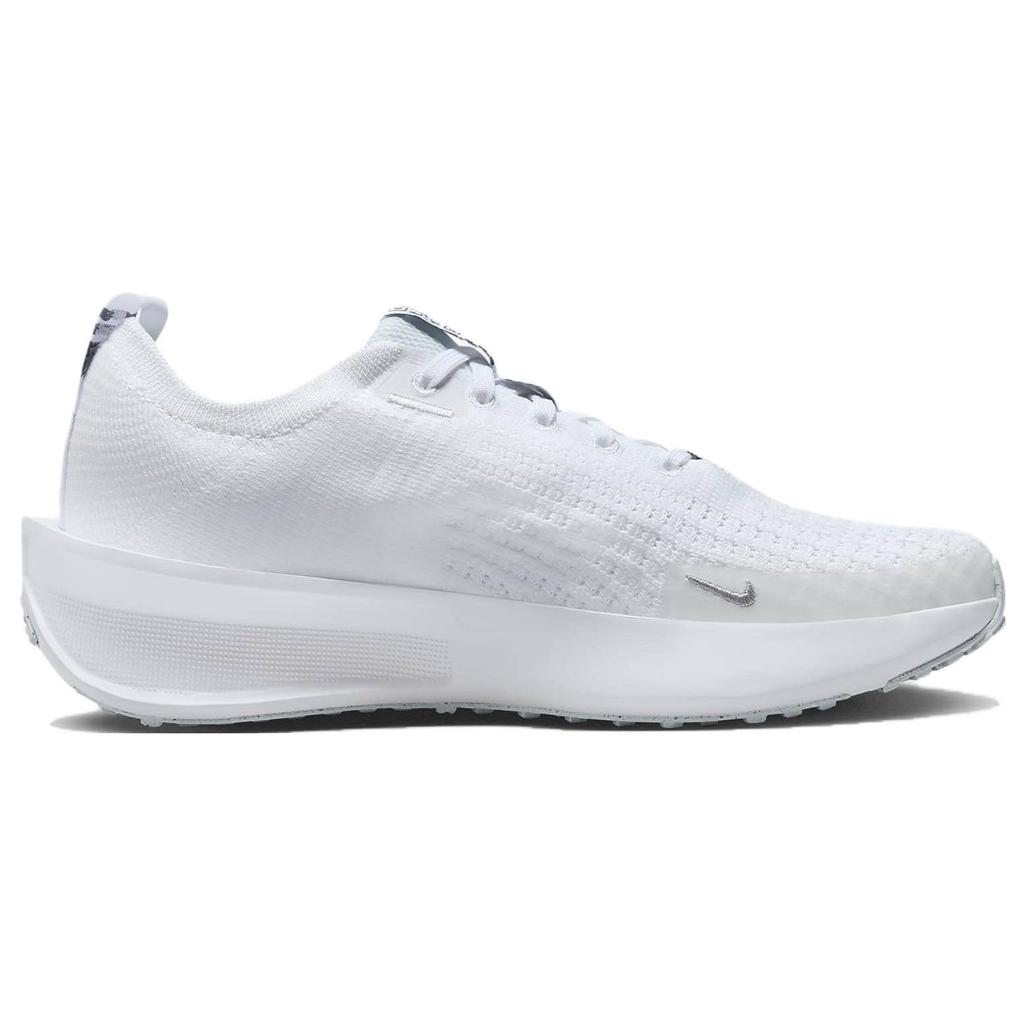 Nike  Interact Run White Metallic Silver Women Sneakers Pure-Platinum FD2292-100