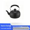 Thickened Stainless Steel Water Kettle with Strainer, Induction and Stove Compatible for Outdoor Use