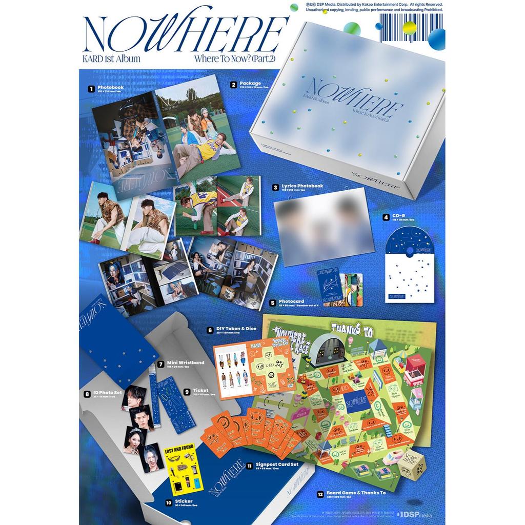 KARD 1st Album 'Where To Now? (Part.2) : NOWHERE'