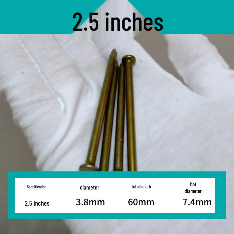 Multi-Purpose Steel Nails for Hanging Pictures and Frames on Concrete or Wood Walls