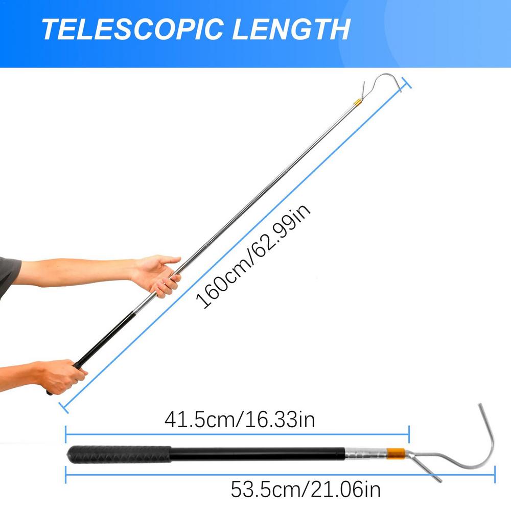 

Открыватель для тента автофургона, открыватель для стойки навеса, портативный открыватель для тента автофургона, открыватель для стойки с многосекционным замком для палатки чёрный
