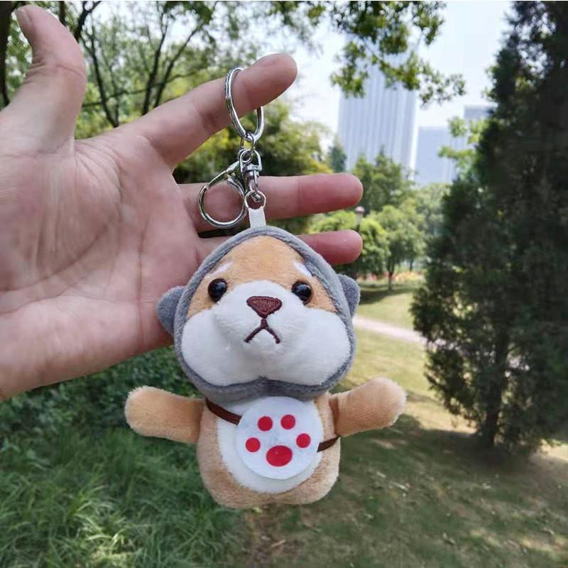 Adorable Akita Plush Dog Keychain Cartoon Shiba Inu Doll Soft Toy For Bags And Gifts