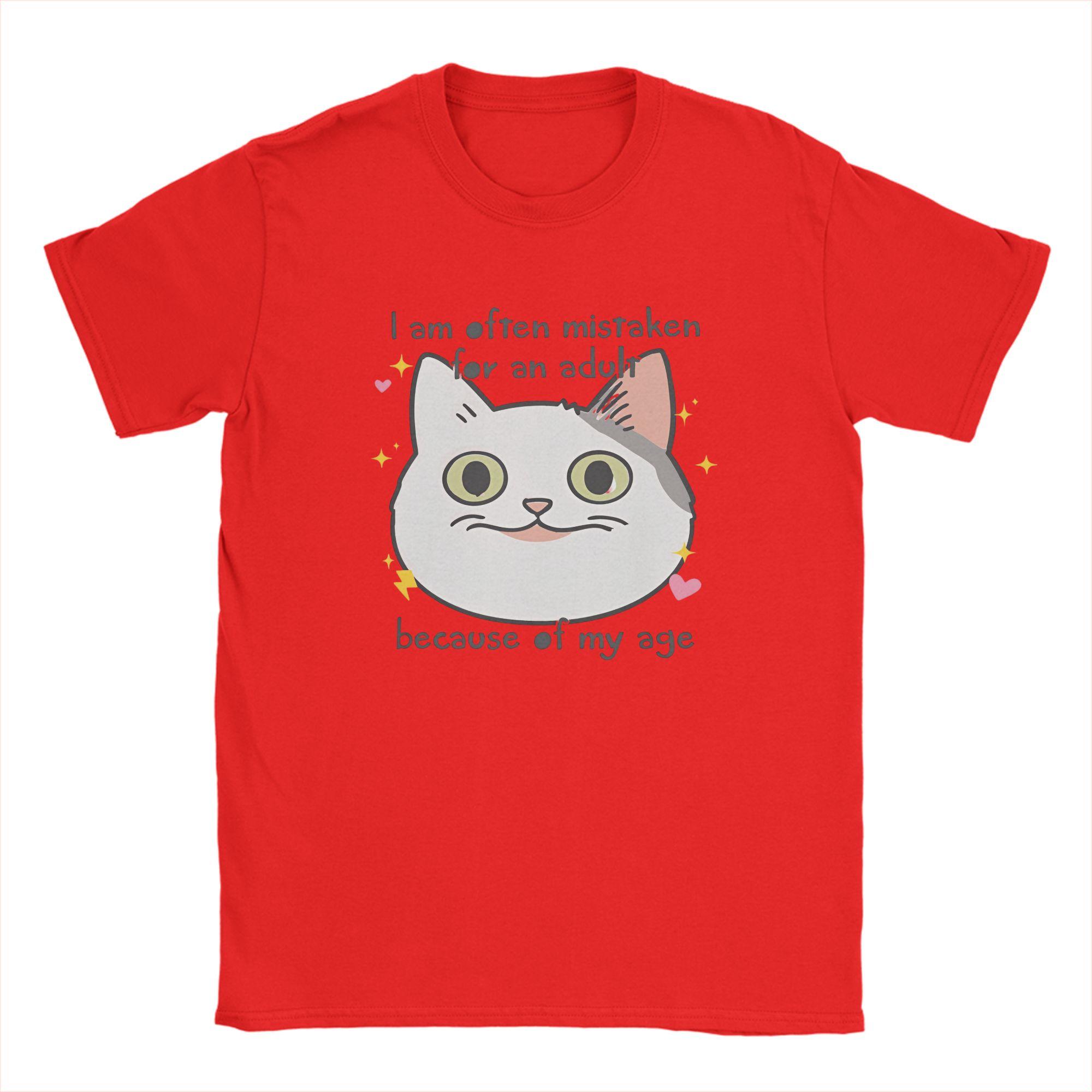 

Novelty Im Often Mistaken for An Adult Because of My Age TShirts Unisex Round Neck Pure Cotton Tees Adult Clothing S
