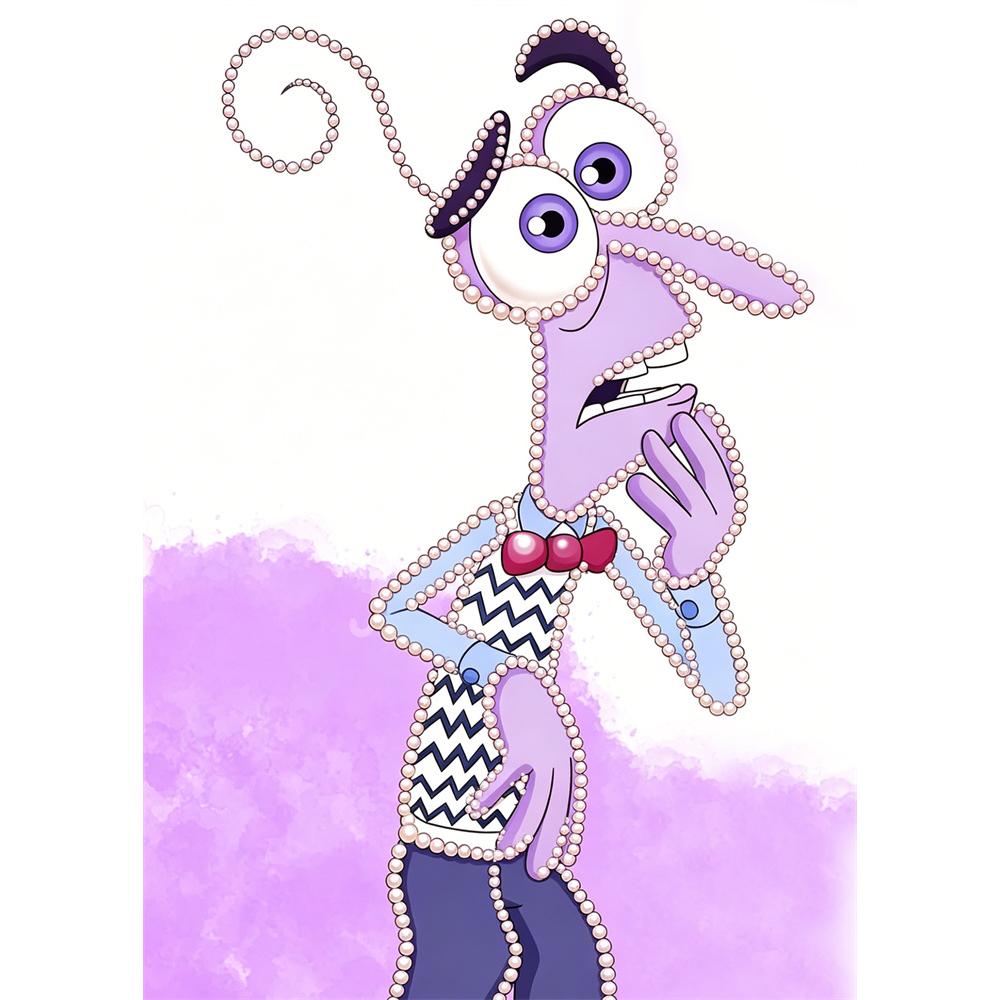 

Disney DIY Pearl Painting Inside Out Scary Decorative Painting Creative Ornaments Friends Gifts Desktop Furnishings Home Decoration 30x40