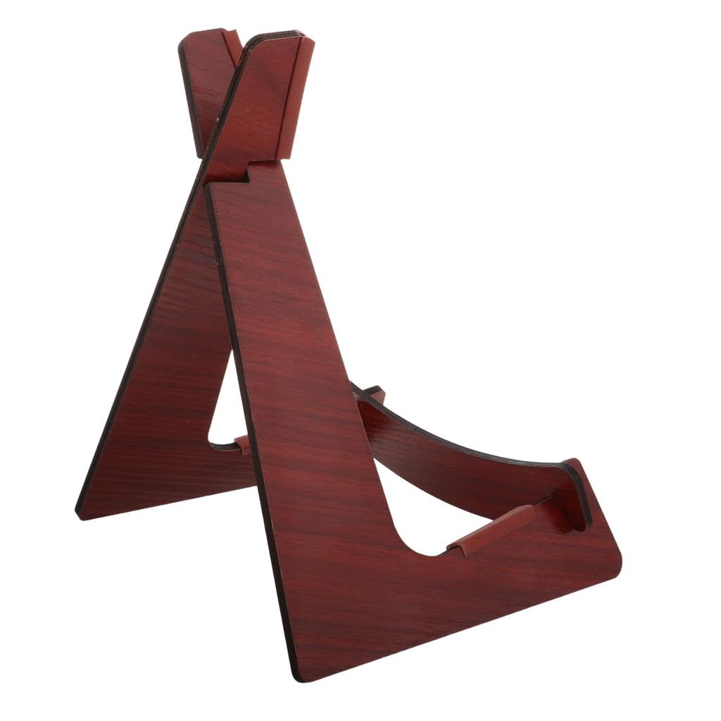 Totority Sanshin Stand, Wooden Removable Design, Stable Floor Stand, Multifunctional Instrument Holder, Compatible with Violin and Banjo, Simple and