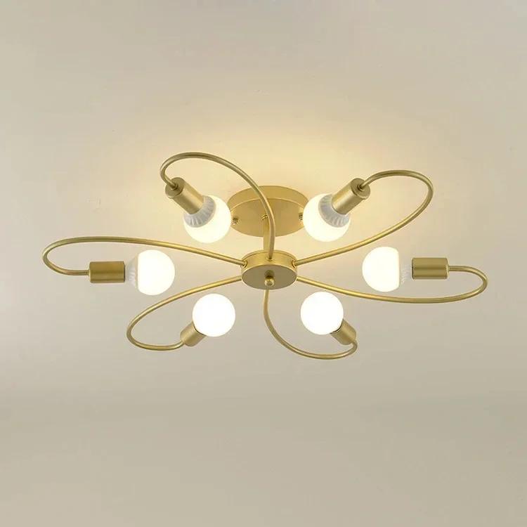 

Светодиодная люстра в стиле минимализма в скандинавском стиле, люстра для спальни, освещение гостиной, люстра для дома, украшение комнаты, осветительные приборы No light bulb