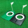 Golf Putting Trainer with Flag Indoor Golf Practice Putting Cup Hole Portable Putter Training Aid for Home Office Golfers 5