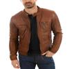 NOORA Men's Real Leather Jacket ST06