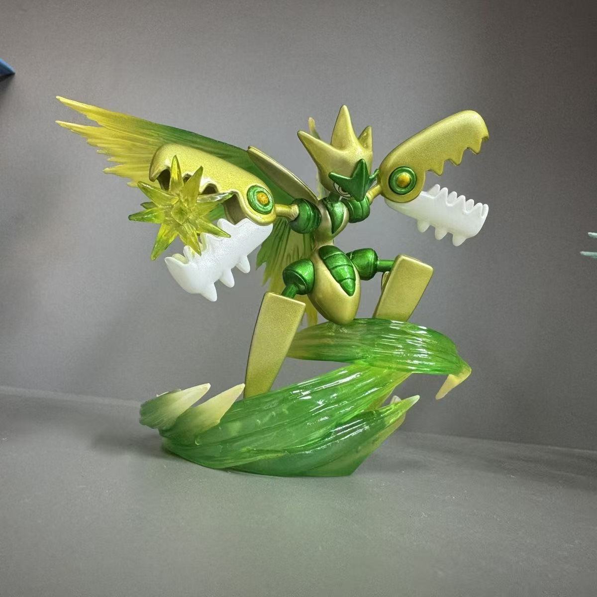 

Anime Pokemen Figure Mega Scizor Action Figures Pvc Doll Collection Model Toys Gifts