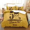 Anime Lupin Third Mine Fujiko Printed Bed Set Duvet Cover Pillowcase Bedding Set Linen Sheet Quilt Cover Full Queen King Size