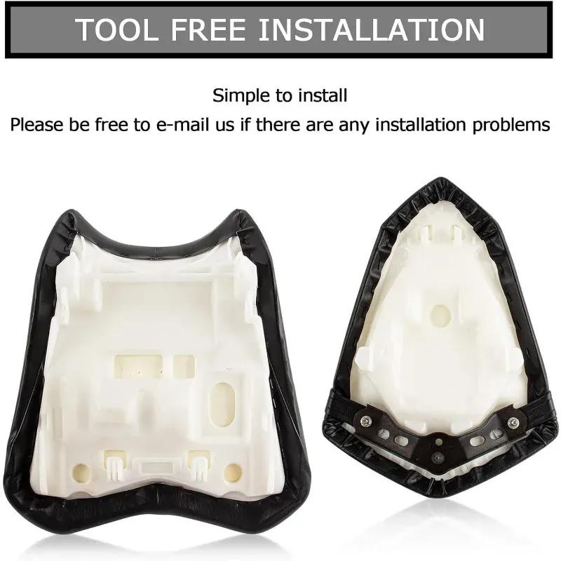 motorcycle Seat Pillion Cushion for Kawasaki Ninja 300 300R EX300 2013 2014 2015 2016 2017 2018 Driver and Passenger Seat