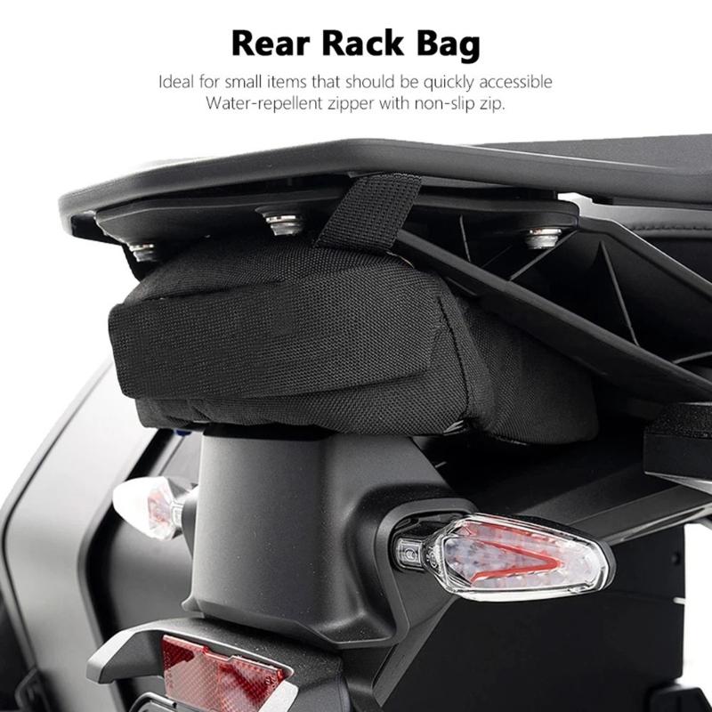 Rear Seats Storage Solution Water Resistant Nylon Bike Bag Outdoor Exploration Motorcycle Bag Simple Install for R1300GS