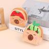 Cute Capybara Plush Wallet Cartoon Animal Coin Purse Portable Money Changer Pouch Earphone Storage Bag Birthday Gifts