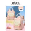New high-value, fresh and sweet contrasting color splicing mini backpack level 1-3 student lightweight backpack