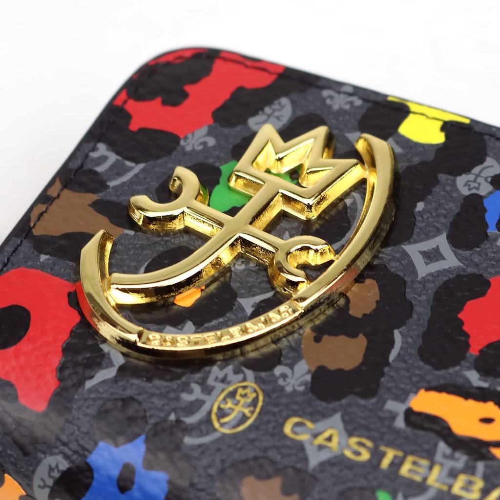 CASTELBAJAC Leopard Coin Case 029611 White