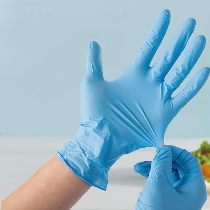 ZPS Blue Disposable Nitrile Gloves