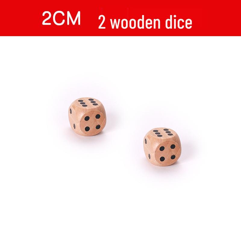 Bardzo Duży Drewniany Cyfrowy Kubek na Kostki Zabawka - Solidny Rekwizyt do Aktywności i Losowań