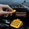 New Retro Car Dashboard Ornament Typewriter Creative Car License Plate Number High Quality Keyboard Car Phone Number Sign