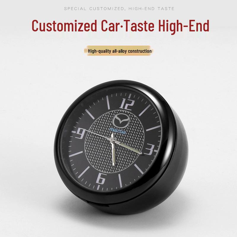 Luminous Digital Car Clock Quartz Watch Ornament