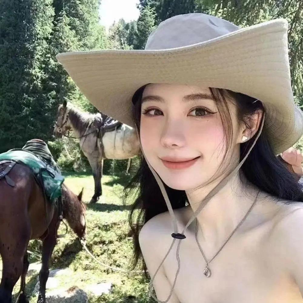 Trendy Bucket Hat Anti-Sun Sunscreen Hat Fashion Fishing Cap Gift