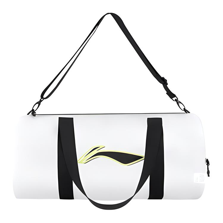 Li Ning Sports Large Capacity Multifunctional Training Polyurethane Table Tennis Bag Unisex bags White ABLS165-1 White