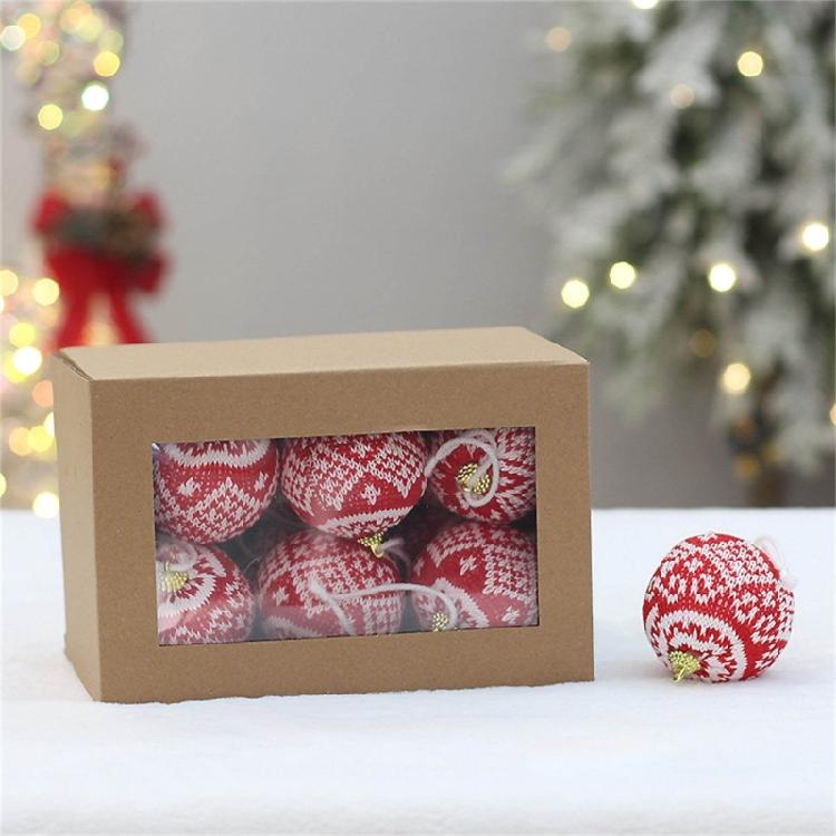 1Box 12Pcs Christmas Ball Christmas Tree Ornament Home Christmas Hanging Pendant