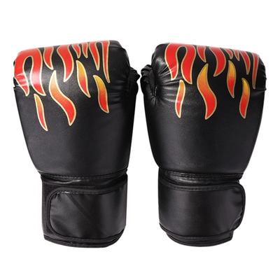 1 Pair Professional Boxing Training Fighting Gloves PU Leather Kids Breathable Muay Thai Sparring Punching Karate Training Glove