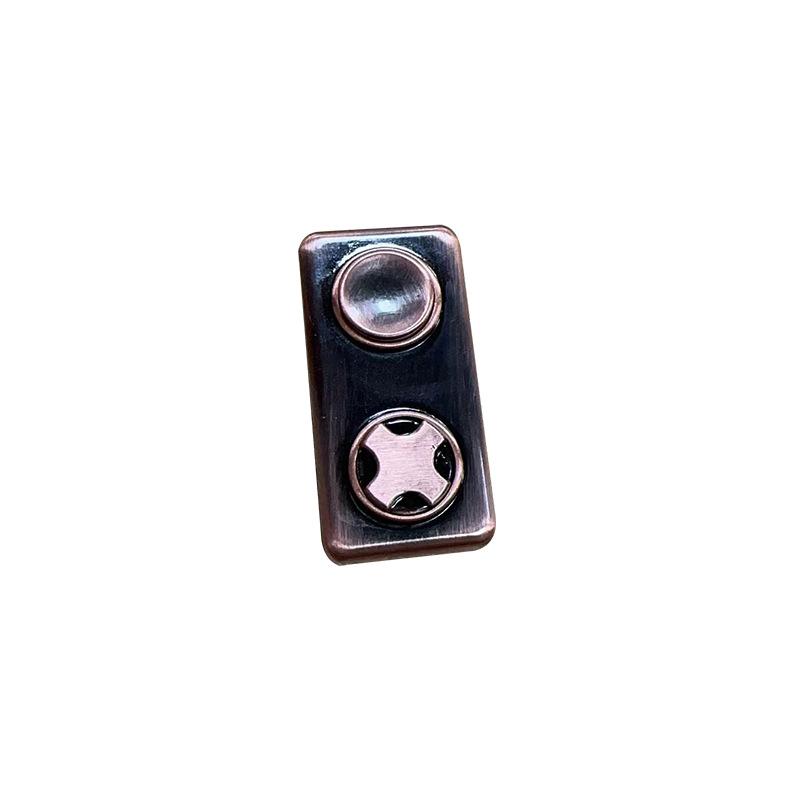 

Magnetic Push Card Mechanical Slider Pushing Plate Haptic Coin Clicker Relieve Stress Relief Toy EDC Metal Fidget Antistresse фіолетовий