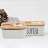 Nordic Butter Storage Container Box With Knife Lidhygienic And Wash Resistant Ceramic Container Cheese Food Container