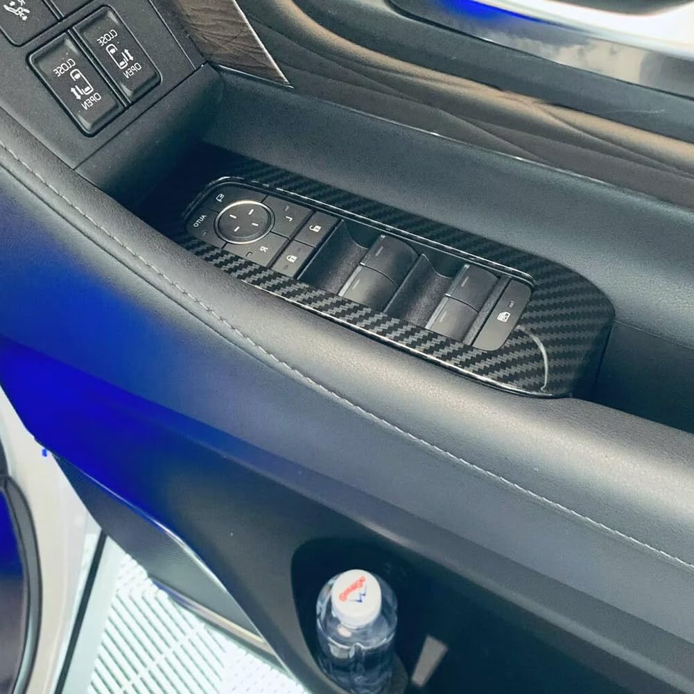 RUIQ Toyota New Alphard Vellfire 40 Series Exclusive Interior Door Window Button Switch Panel Cover Garnish Exclusively Designed for TOYOTA ALPHARD