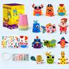 1Set Children's Animal Handicraft DIY Set Puzzle Handicraft Decoration Enhancement Hands on Ability Small Gift