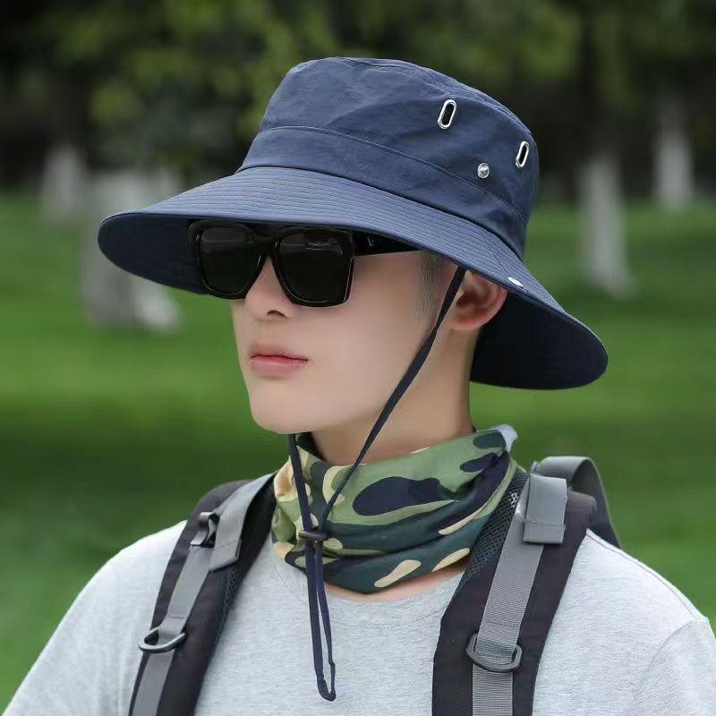 Unisex Outdoor UV-Schutz Sommerhut mit breiter Krempe zum Wandern & Angeln