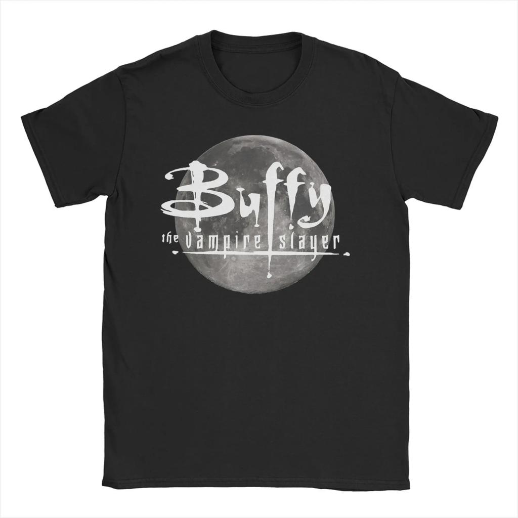 Buffy The Vampires Slayer Buffy The Vampire Slayer TShirts Unisex Women Sunnydale Slayers Cotton Tees Crewneck T Shirt Summer Tops