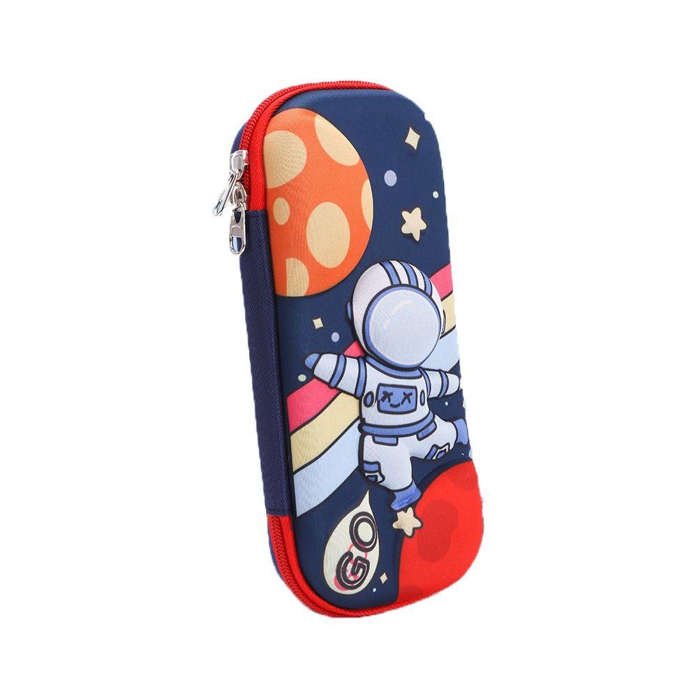Cute Pencil Case High Capacity Pencil Box School Stationery 3D Space Pen Case