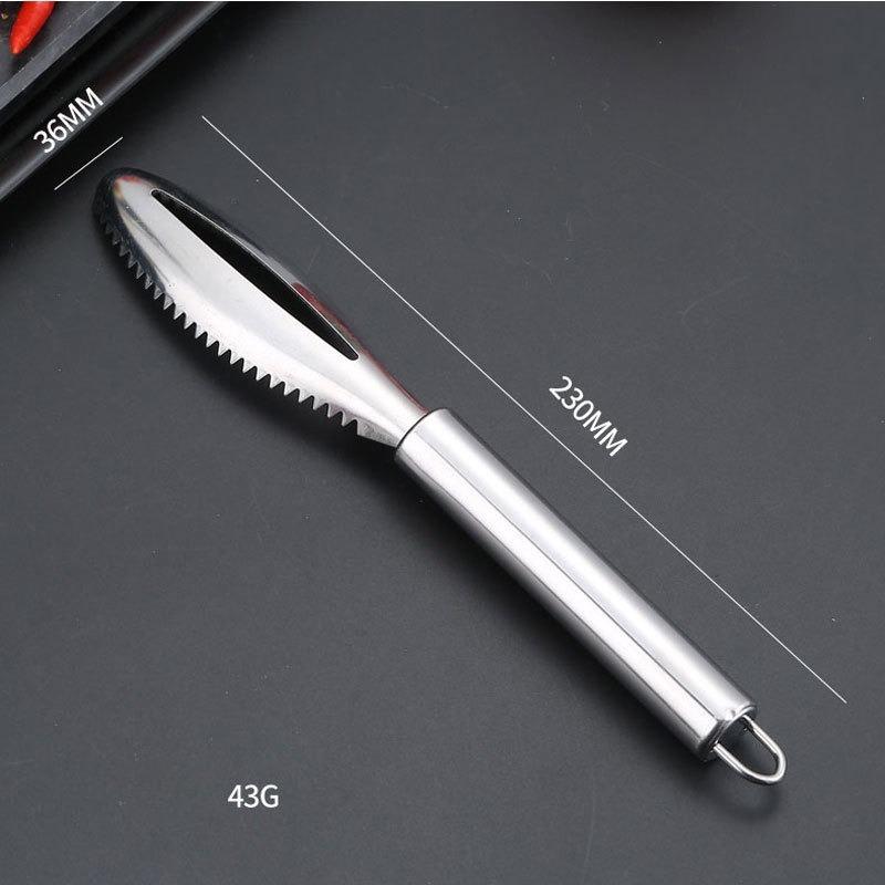 

1 шт. Нержавеющие терки для чистки рыбной чешуи oval серебряный