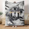 Anime Attack On Titan Eren Mikasa Cartoon Flannel Blanket,Warm and Cozy Soft Throw Blanket for Home Bedroom Bed Sofa Cover Kids