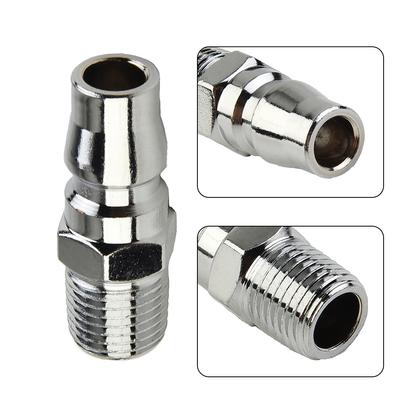 Thread Adapter 1pc Air Fitting Male Coupler Silver