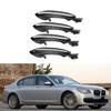 4X Black Outside Exterior Door Handle Set for BMW 5 6 7 Series F07 F10 F11 F06 F12 F13 F01 F02 51217231931 51217231934