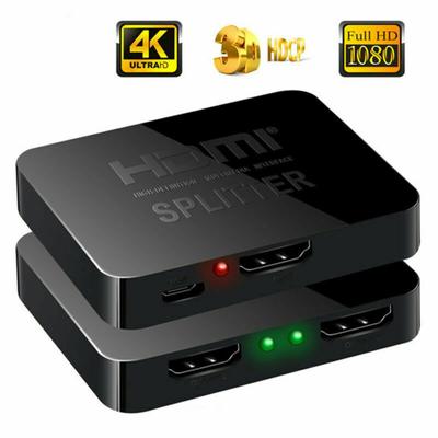 Hdmi-compatible Splitter 1 In 2 Out 4k Hdmi-compatible Splitter Full Hd 1080p 3d Amplifier Adapter