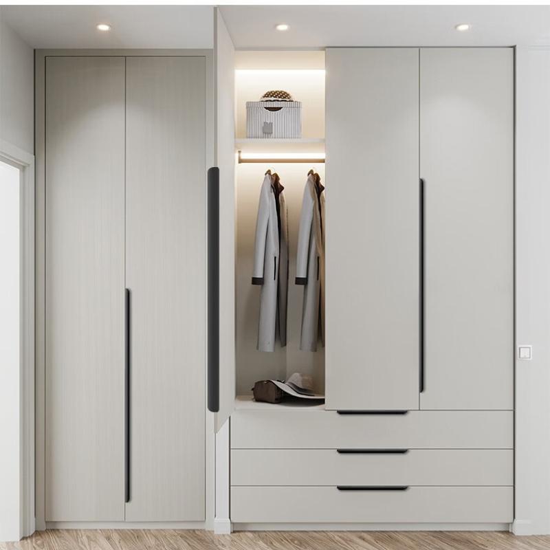 Mânere Metalice Ascunse pentru Sertare, Feronerie Modernă pentru Dulapuri și Sertare, 8cm-50cm