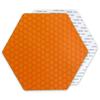 10-Piece Surfboard Anti-Slip Traction Pad Set - 6 Corner Anti-Slip Deck Mat Pads - For All Teen Surfboards - Orange