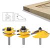 3 stücke 8mm Schaft Erhöhte Panel Schrank Tür Router Bit Set Holzbearbeitung Cutter Holz Router Bits Hartmetall Bit Tür messer