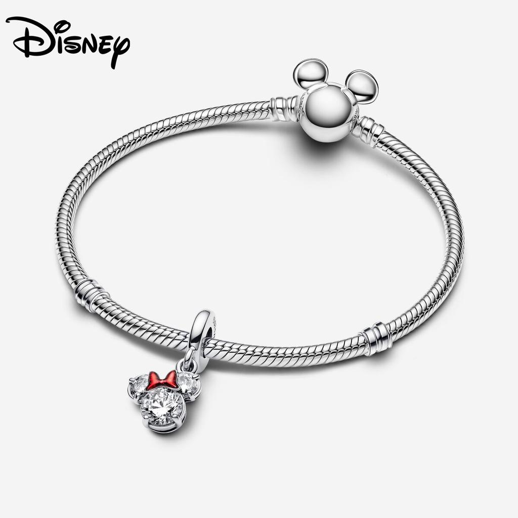 925 Silver Disney Mickey Zootopia Boutique Charm Pendant Fit For Necklace Original Bracelet DIY Fine Festival Women's Party Gift