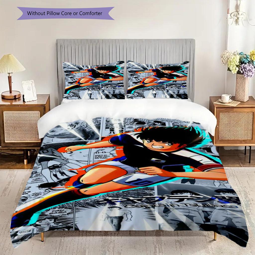 Football Dreams Dynamic Duo Bedding 1 Duvet Cover 2 Pillowcase Without Core Christmas Birthday Gift Duvet Cover And Pillowcase Bedding Set
