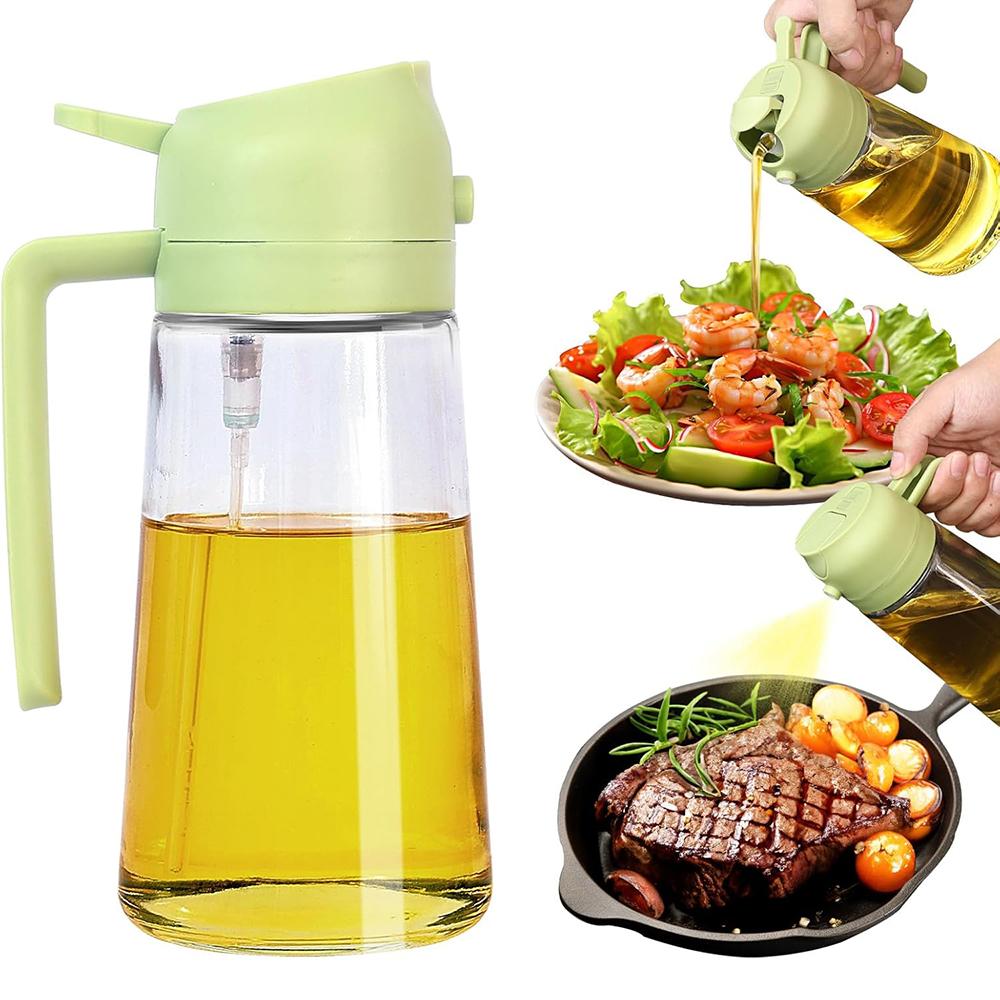 Spray Oil Sprayer Oil Cruet Bottle Kitchen Oils Spray Dispenser Seasoning Accessories Nebulizing Mist Filling Cooking Dual Use