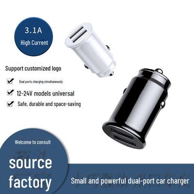 Dual USB Mini Car Charger 3.1A - Multifunctional Universal Fast Charging Adapter