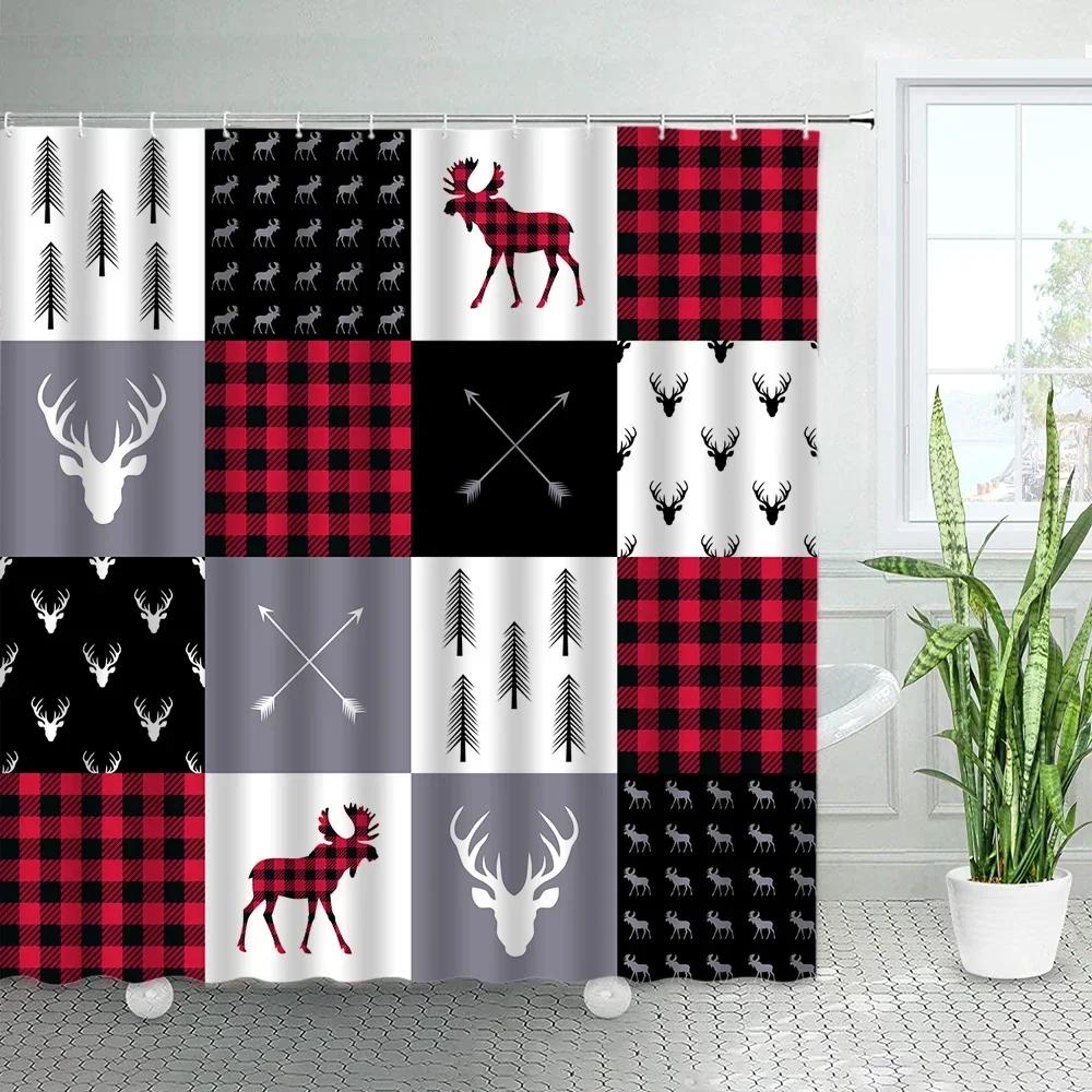 

Шторки для душа с высокогорным скотом, деревенские, с изображением фермерских животных, коричневой коровы, винтажной деревянной доски, из полиэстеровой ткани, набор для декора ванной комнаты с . 90x180cm