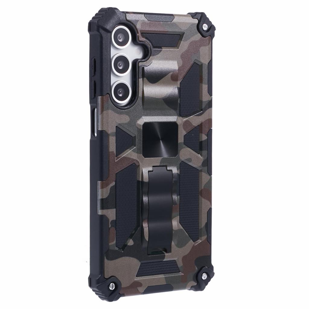 For Samsung Galaxy A16 4G/5G Case Kickstand PC+TPU Camouflage Military Grade Phone Cover